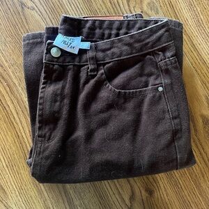 princess polly brown flare pants